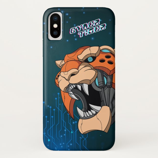 Cyber Tiger | Case-Mate iPhone Case (Back)
