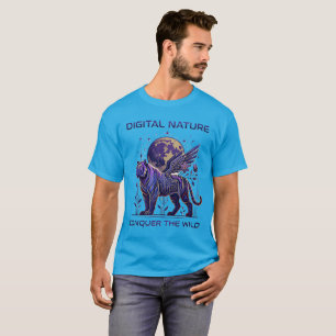 Cyber Tiger Shirt – Digital Instinct Futuristic AI