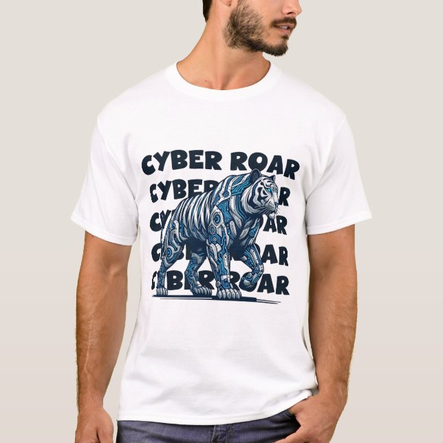Cyber Tiger T-Shirt (Front)