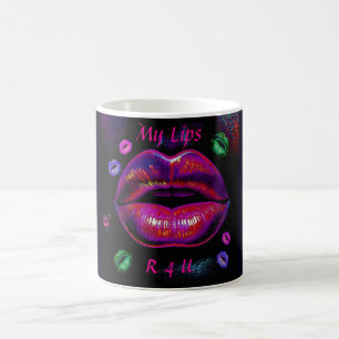 Cyber Venus Lips  - My Lips R 4 U Coffee Mug