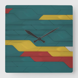 Cyber Wall Square Wall Clock