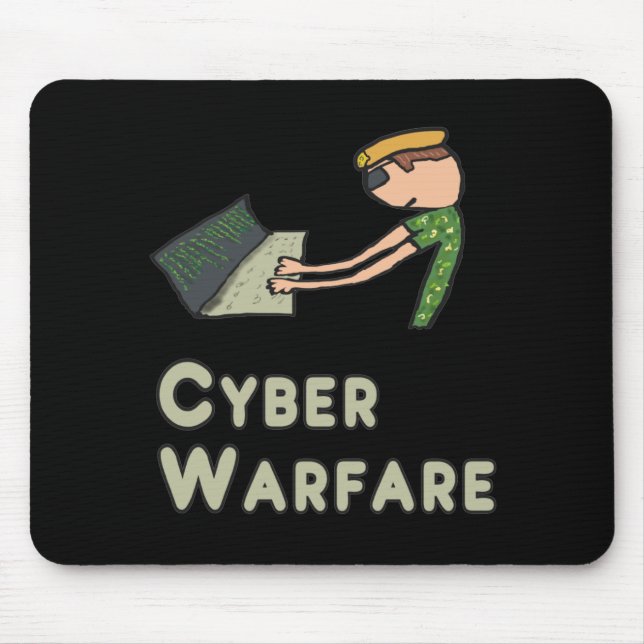 Cyber Warfare Mouse Mat (Front)