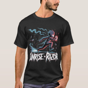 Cyber Wave Future Neon Japanese Retro-Futurism T-Shirt