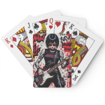 CyberBass Rebellion playing cards Shred the Deck