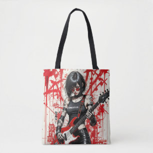 CyberBass Rebellion Shoulder Tote Bag