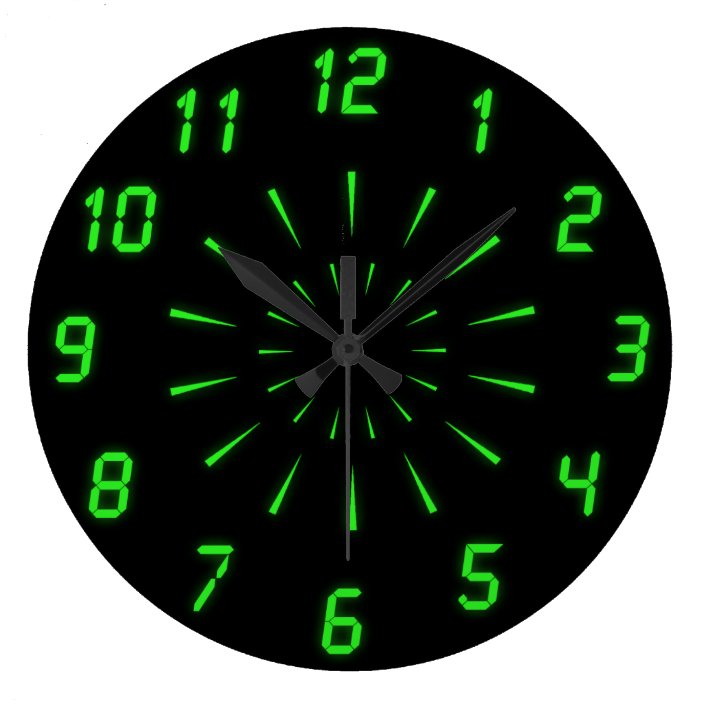 Cyberdelic Wall Clock | Zazzle.co.uk