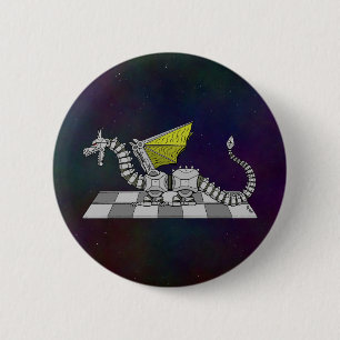 Cyberdragon 6 Cm Round Badge