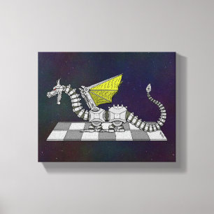 Cyberdragon Canvas Print