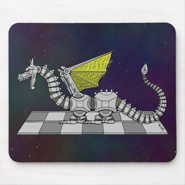 Cyberdragon Mouse Mat (Front)
