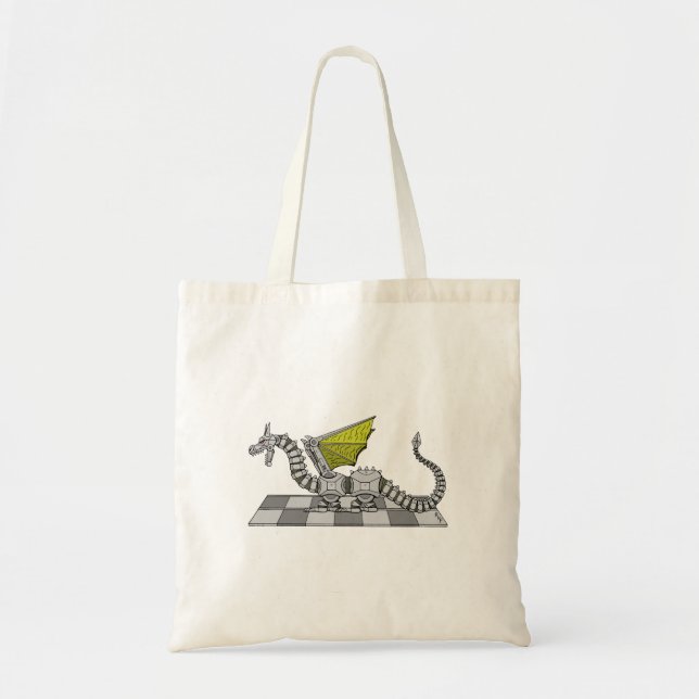 Cyberdragon Tote Bag (Front)