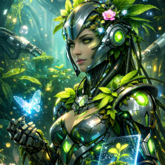 Cyberflora Guardian Jigsaw Puzzle