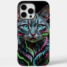 Cybernetic Cat Iphone Phone Case