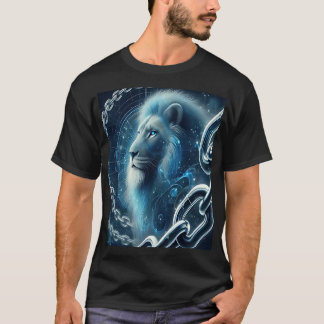 Cybernetic Lion in Chains T-Shirt
