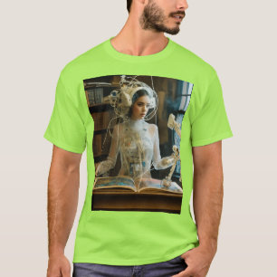 Cybernetic Oracle: Futuristic Wisdom Meets Surreal T-Shirt