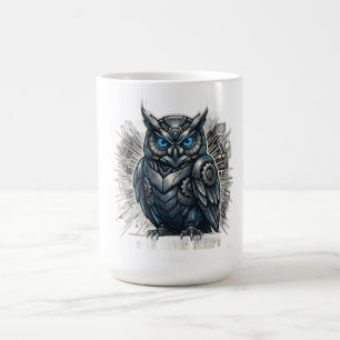 Cybernetic Owl Vision T-Shirt Coffee Mug