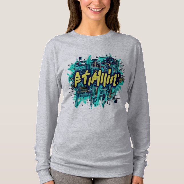 Cybernetic Scribble T-Shirt (Front)
