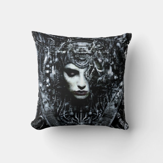 Cybernetic Serenity Cushion (Front)