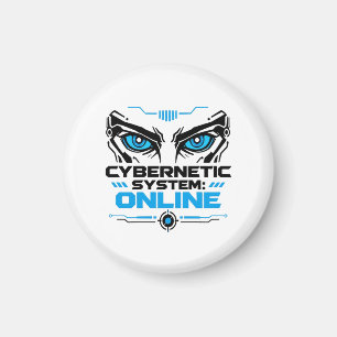 Cybernetic System Online Futuristic Robot Eyes Sci Magnet