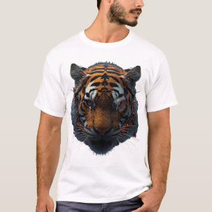 Cybernetic Tiger Graphic T-Shirt