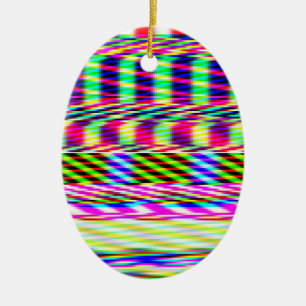 CyberPunk Art (add words) Ceramic Tree Decoration