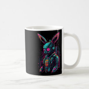 Cyberpunk Bunny Cyborg Rabbit Cool Gamer Easter Coffee Mug