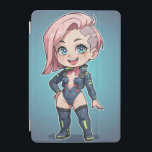Cyberpunk Chibi Girl iPad Mini Cover<br><div class="desc">Cyberpunk Chibi Girl</div>