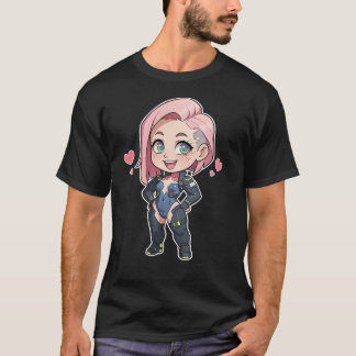 Cyberpunk Chibi Girl T-Shirt