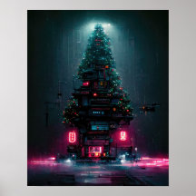 Cyberpunk Christmas Tree