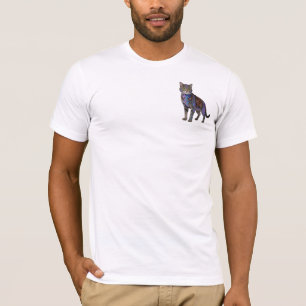 Cyberpunk Circuit Cat – Neon Tech Beast T-Shirt