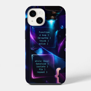 Cyberpunk Coding Bug Fix Code iPhone 14 Case