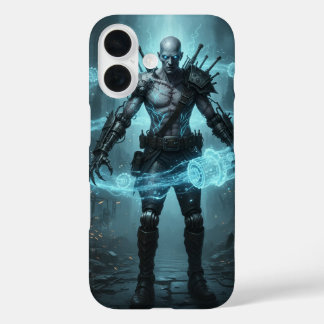 Cyberpunk Cyborg Core iPhone 16 Case