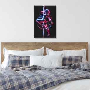 Cyberpunk Dancer Canvas Print