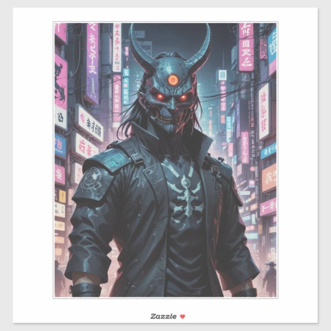 Cyberpunk Demon Samurai (Sheet)