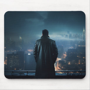 Cyberpunk Detective Mouse Mat