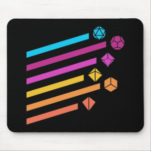 Cyberpunk Dice Ray Tabletop RPG Mouse Mat