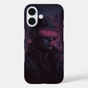 Cyberpunk Dystopian Warrior Dreamframe_U8O Origi iPhone 16 Case