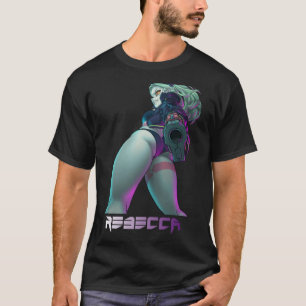 Cyberpunk Edgerunners Rebecca  Sticker T-Shirt