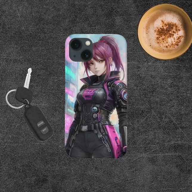 Cyberpunk Girl  Case-Mate iPhone Case (Creator Uploaded)