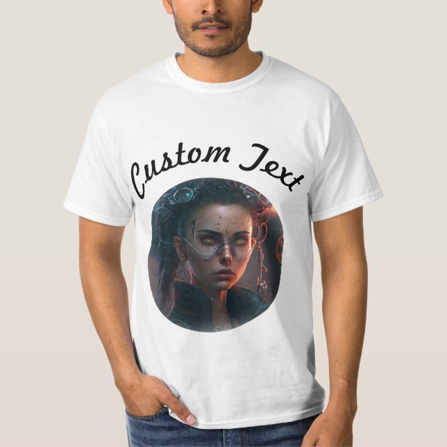 Cyberpunk Girl T-Shirt (Front)