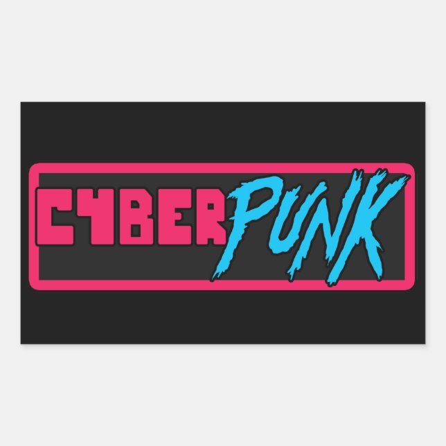 'Cyberpunk' - Glossy Sticker (Front)