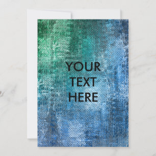 Cyberpunk Grunge Blank Card