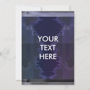 Cyberpunk Grunge Blank Card   Gritty Futuristic