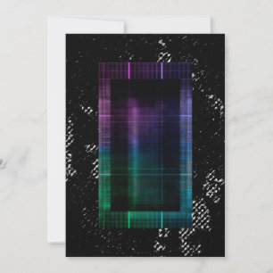 Cyberpunk Grunge Invitation