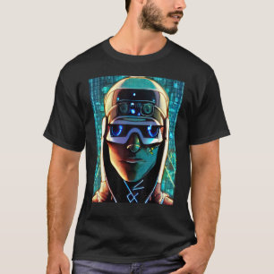 Cyberpunk Hacker Computer Geek design_18 T-Shirt