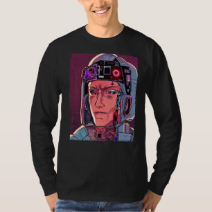 Cyberpunk Hacker Computer Geek design Premium_27 T-Shirt