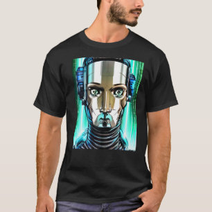 Cyberpunk Hacker Computer Geek design Premium_3 T-Shirt
