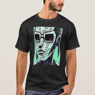 Cyberpunk Hacker Computer Geek design Premium_5 T-Shirt