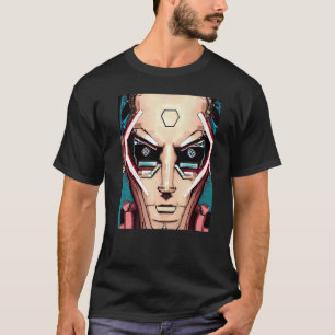 Cyberpunk Hacker Computer Geek design Premium_7 T-Shirt
