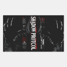 Cyberpunk Hacker Shadow Sticker