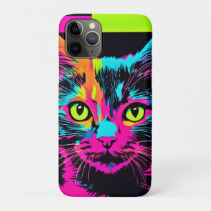 Cyberpunk Kitty Art iPhone 11 Pro Case